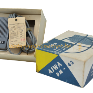 Aiwa DM43 vintage microphone (5 full size pictures)