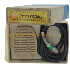Aiwa M30 vintage microphone (4 full size pictures)